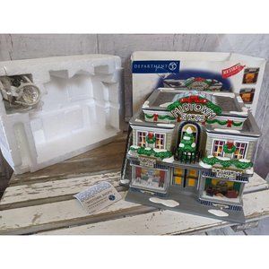 Dept 56 55334 midtown shop Snow village shoes Xmas